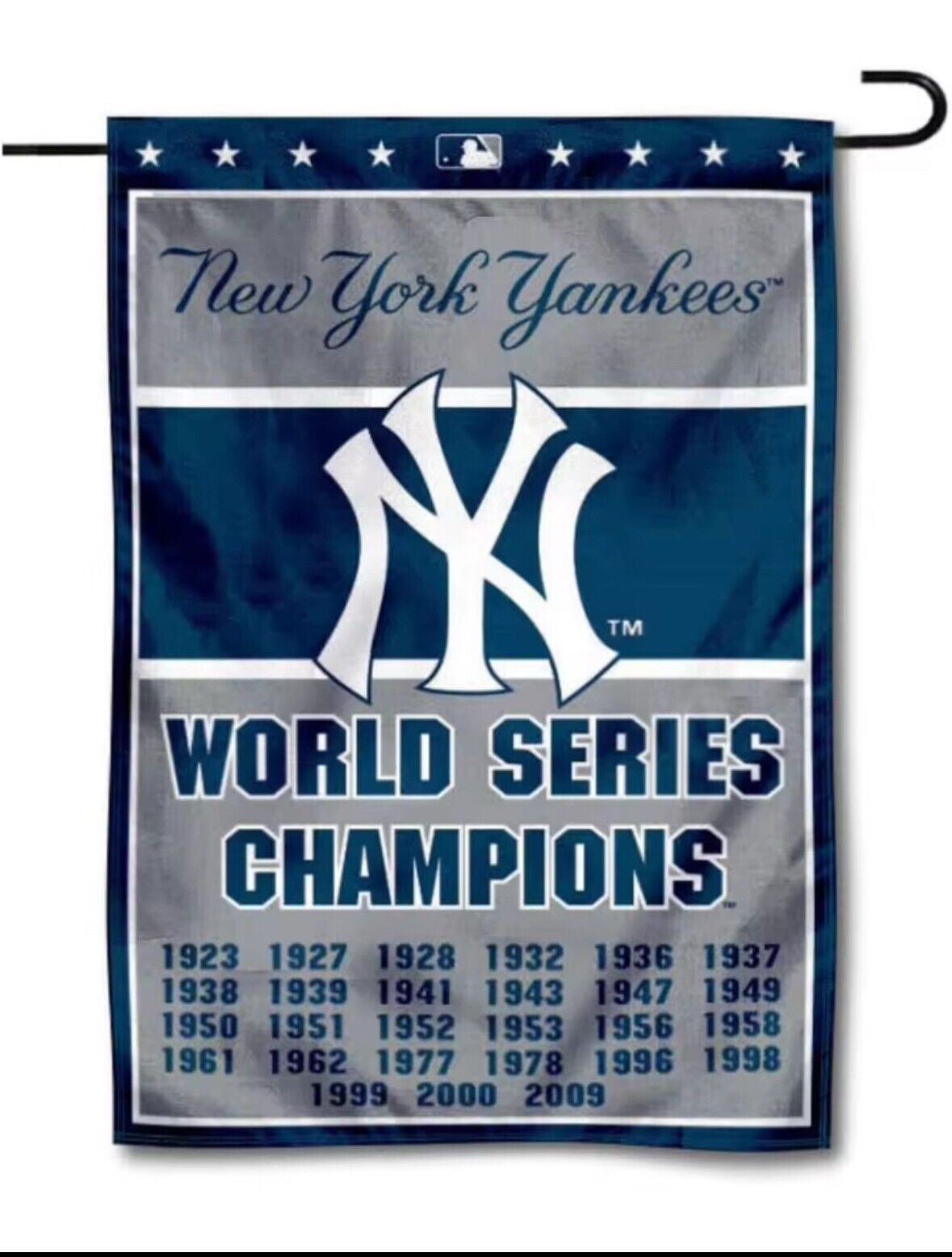 MLB New York Yankees Champions Garden Flag Double Sided MLB Premium Yard Flag