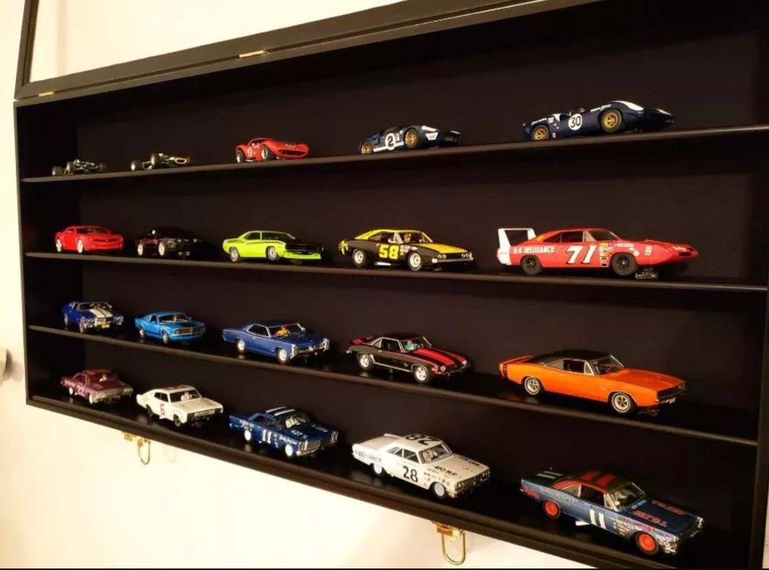 20 Car Display Case Diecast Model 1/24 Scale 1:24 Collection Shelf Cabinet LARGE