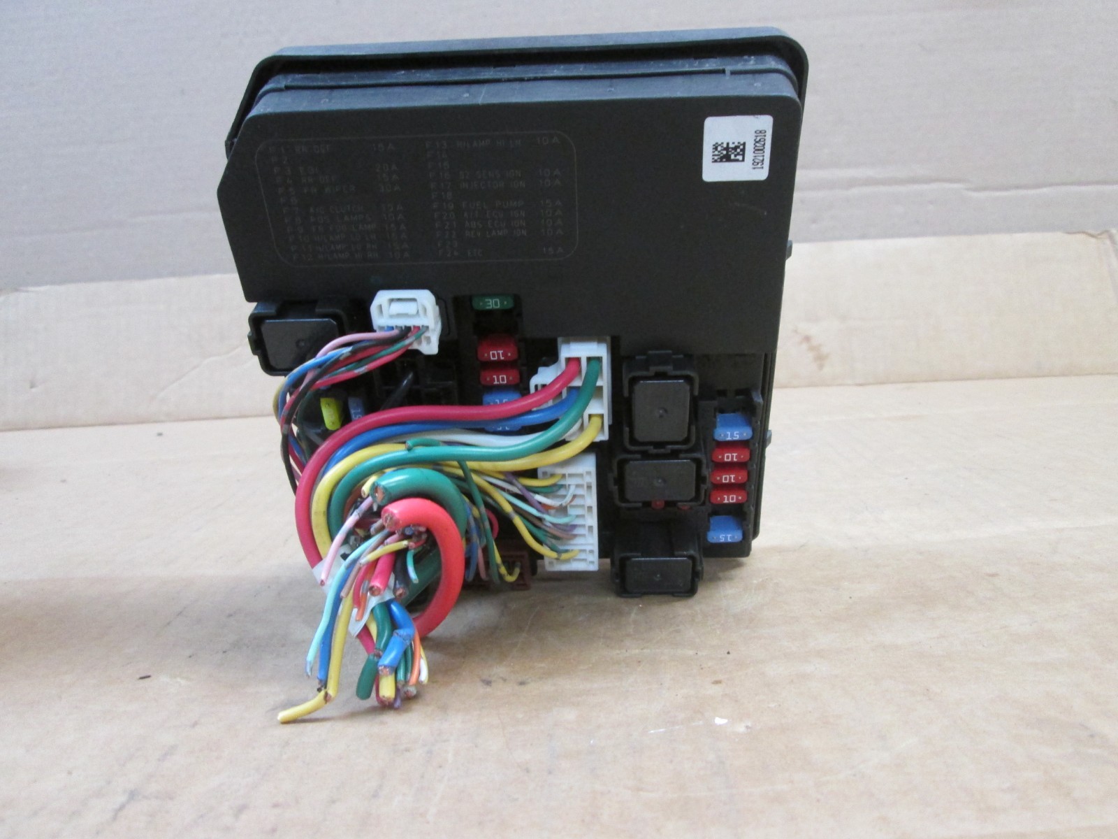 07-12 Nissan Versa Engine Fuse Box Relay Junction Block Panel 284b7em33a