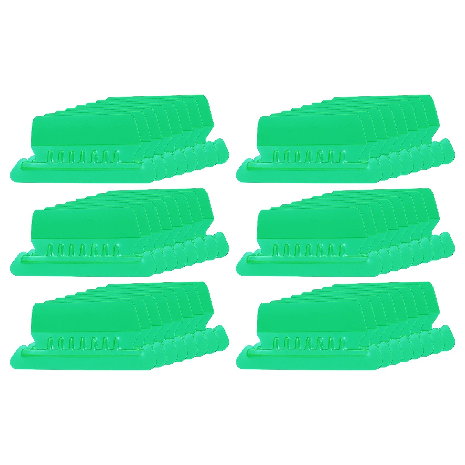3" File Folder Labels, 48pcs File Folder Tabs with Inserts Labels, Green Slot