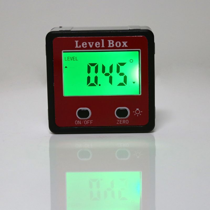 Digital Inclinometer Spirit Level Protractor Angle Gauge Meter Bevel Level for C