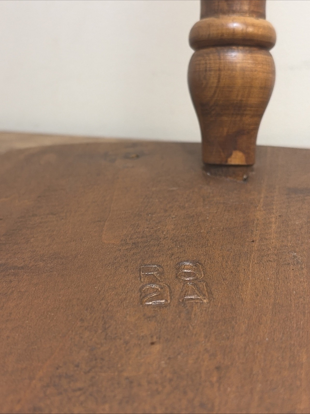 Vintage 3 Leg Maple Milking Stool #R82A Solid Wood Butt Or Saddle Seat Stool