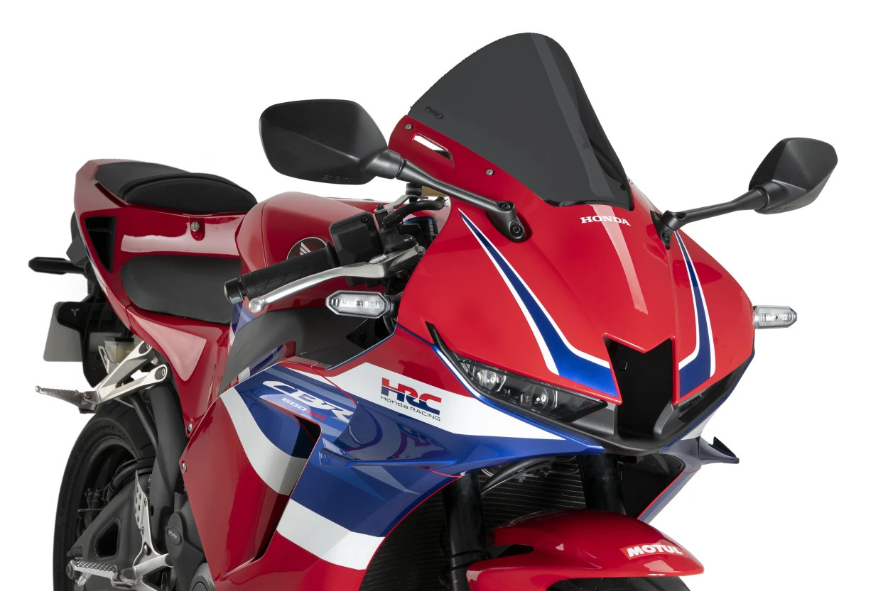 Honda CBR600RR 2023-2025 Puig R-Racer Windscreen Dark Smoke Screen
