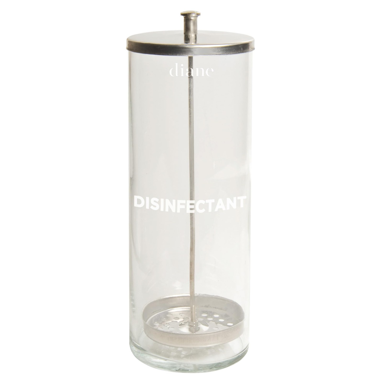 Glass Disinfectant Jar for Sterilizing Hair Salon Shears Cleaning Supplies