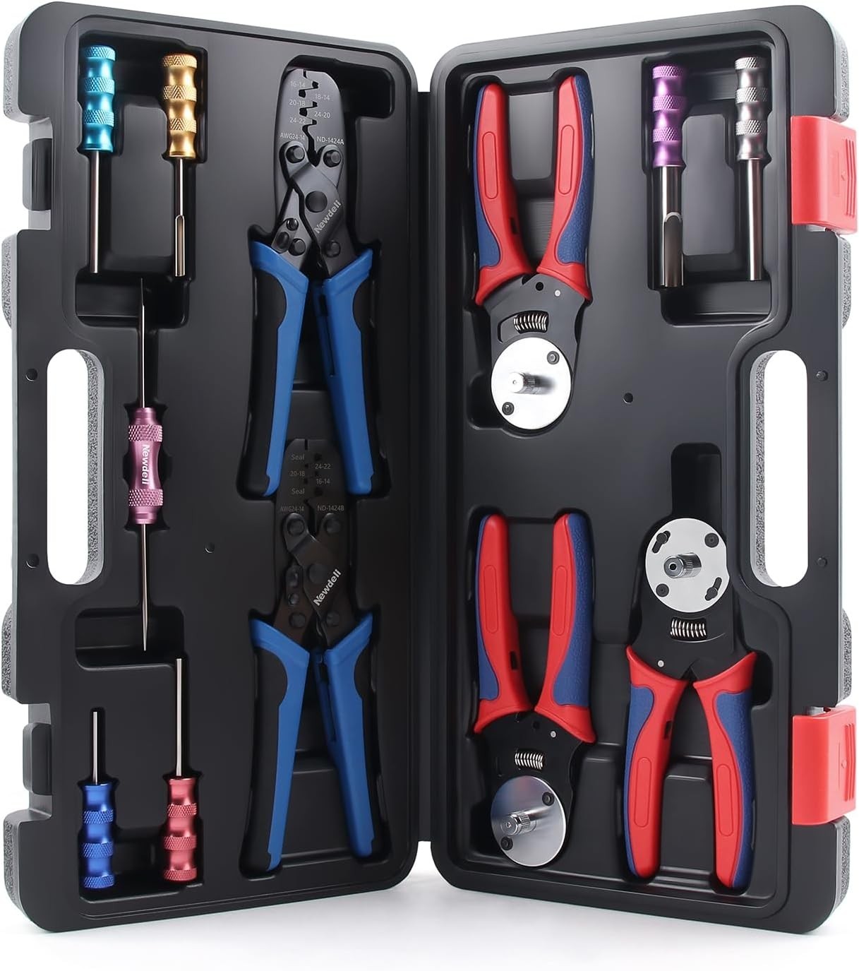 12Pcs Deutsch Crimp Tool Kit with Pin Removal for Weather Pack Connectors