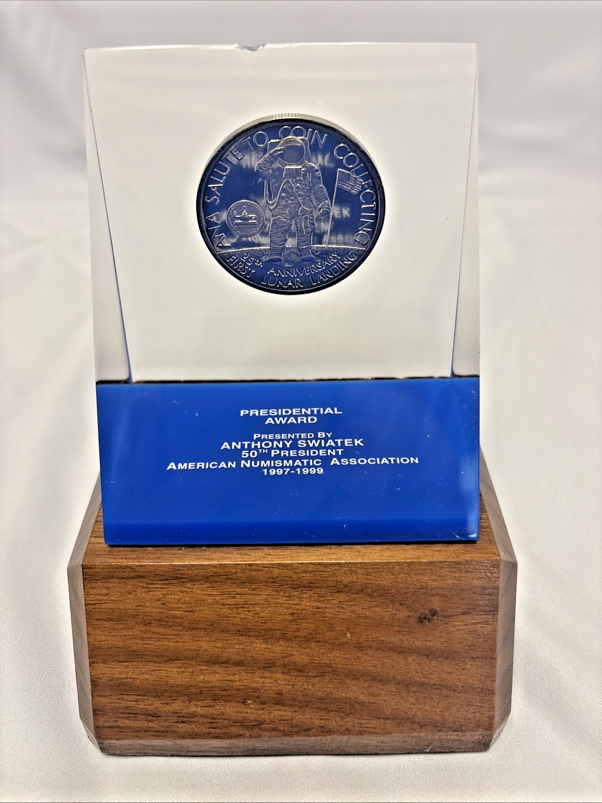 Isle Of Turks And Caicos American Numismatic Assoc. presidential award RARE READ