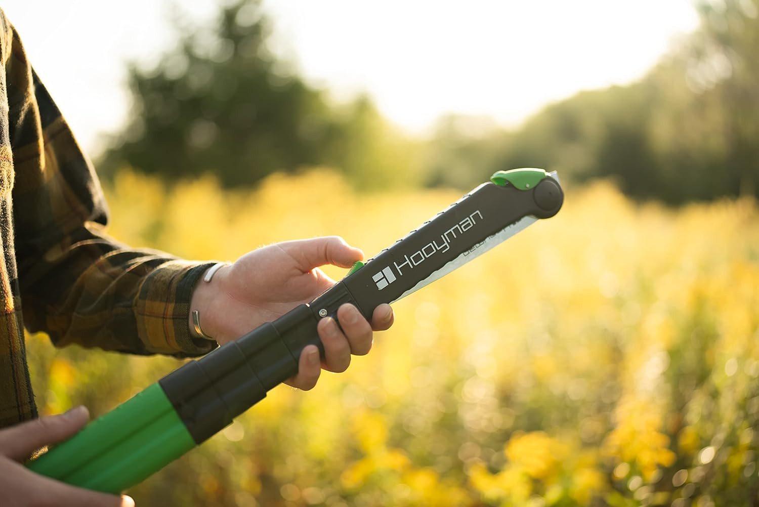 Extendable Tree Saw with Compact Design, Detachable Handsaw and Telescoping Pole