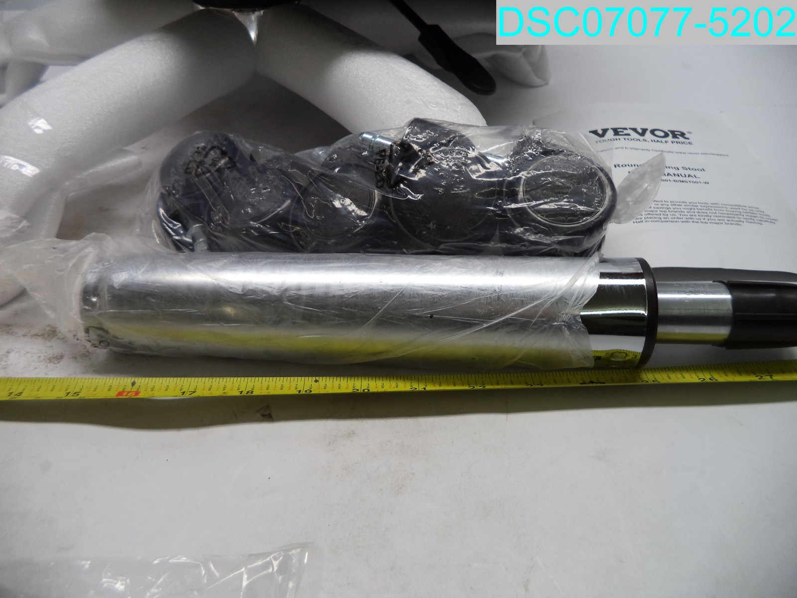 MST001-B VEVOR Rolling Stool with Wheels