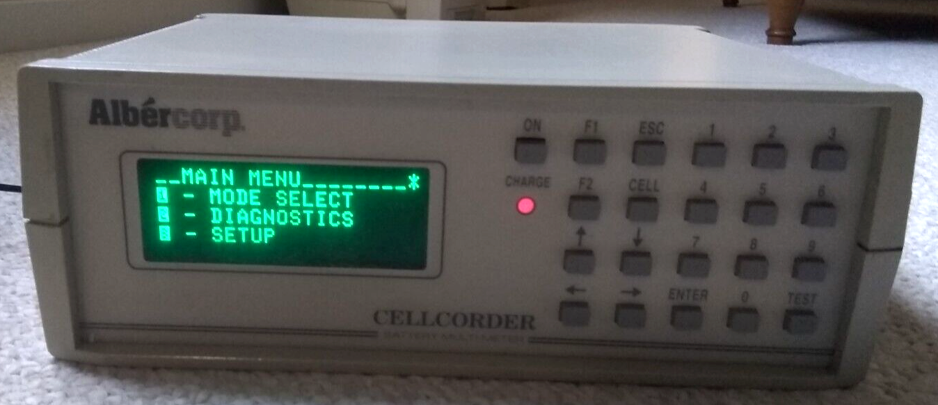 Albercorp Cellcorder 1000-021 Battery Multi-Meter