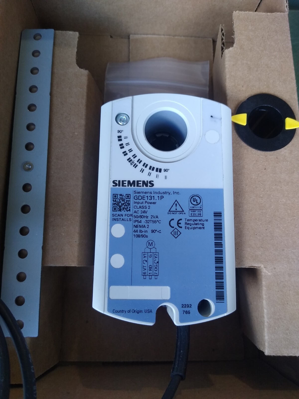 Siemens OpenAir™ Actuator - GDE131.1P