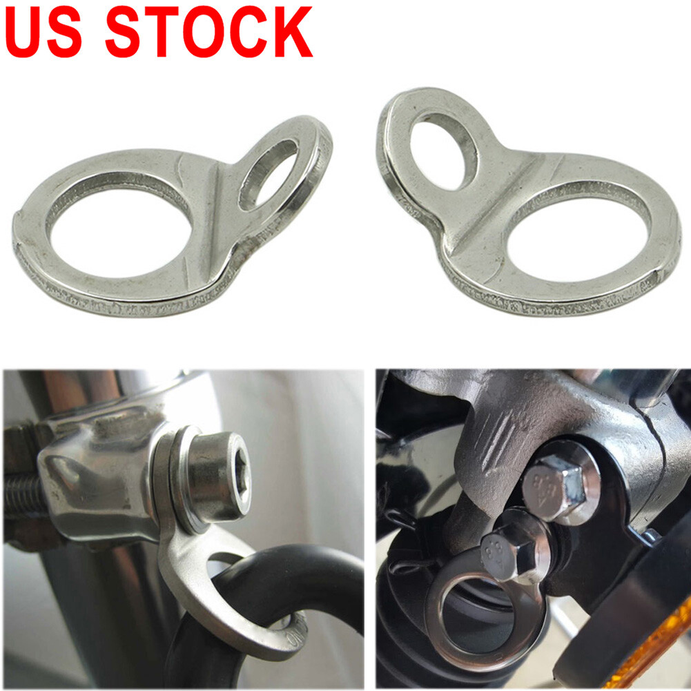 2PCS Motorcycle Tie-Down Tie Down Straps Rings For DIRT BIKE Replaces 3920-0341
