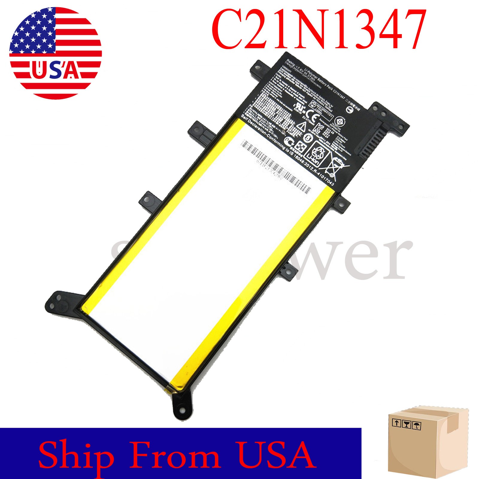C21N1347 battery For ASUS F555YI K555L R556L R556LA X555 X555L X555LA X556U X555