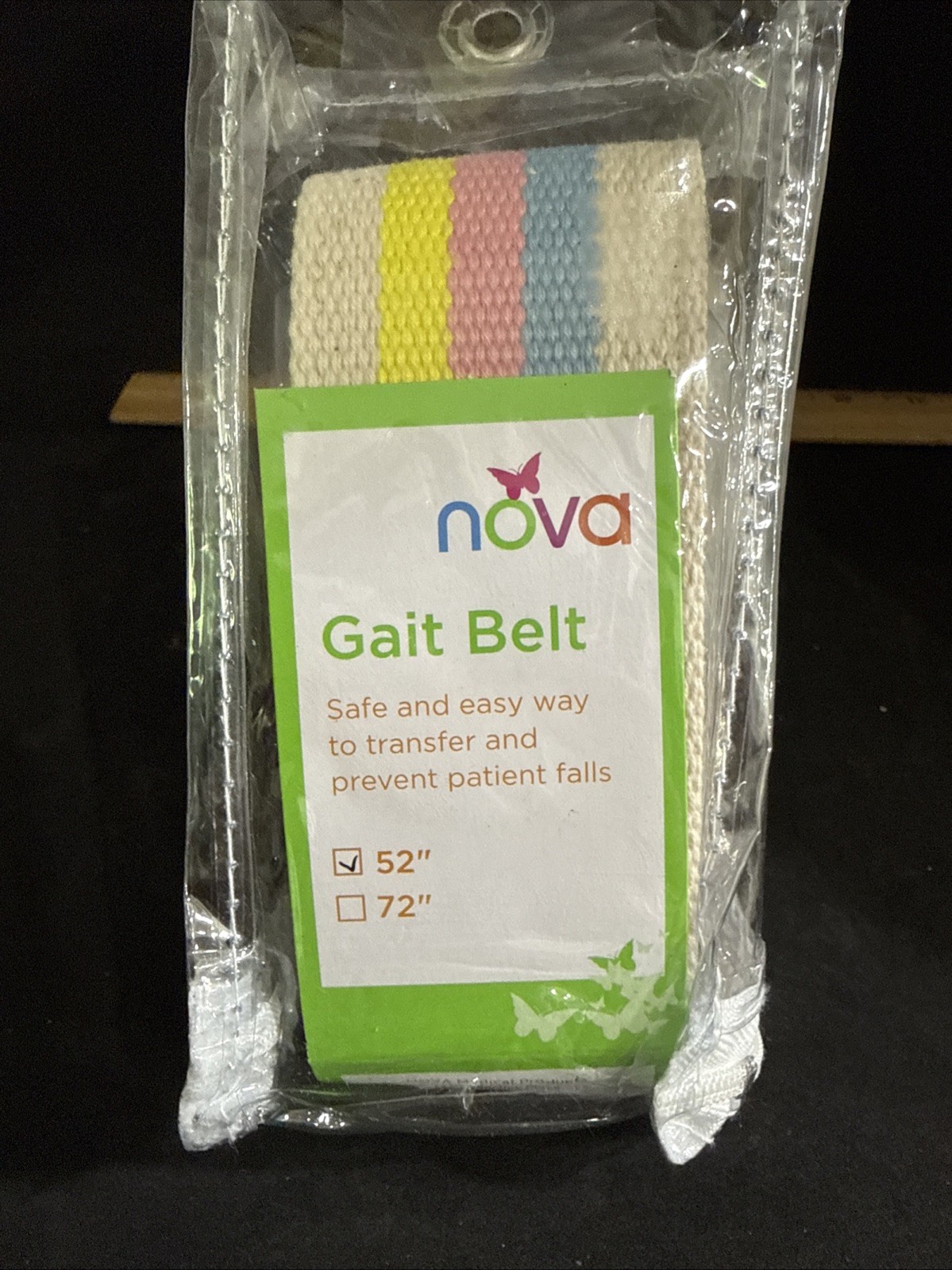 Gait Belt - New Rainbow Pastel Colors 52 Inch New In Package