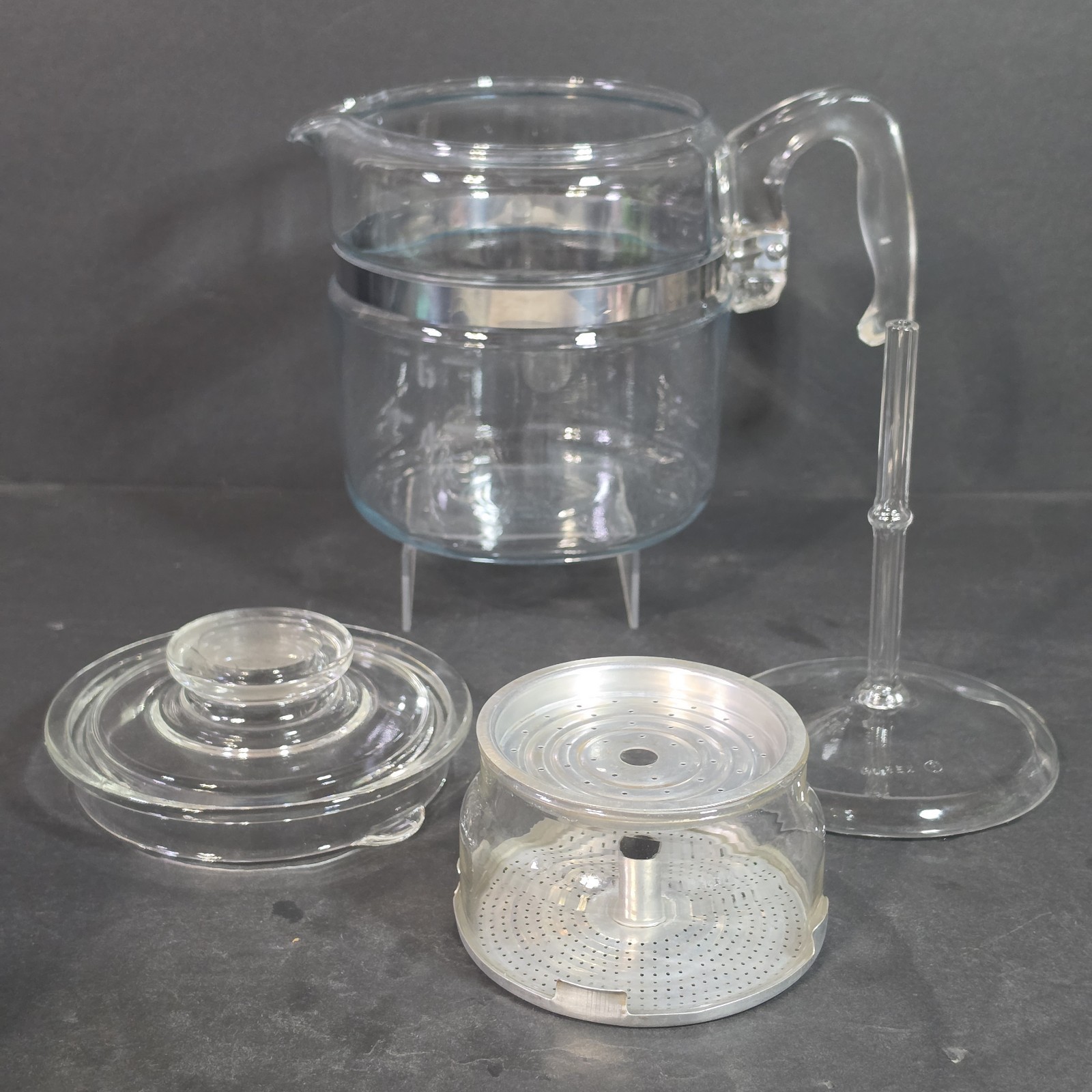 Pyrex Flameware 7756 Glass Coffee Percolator Complete