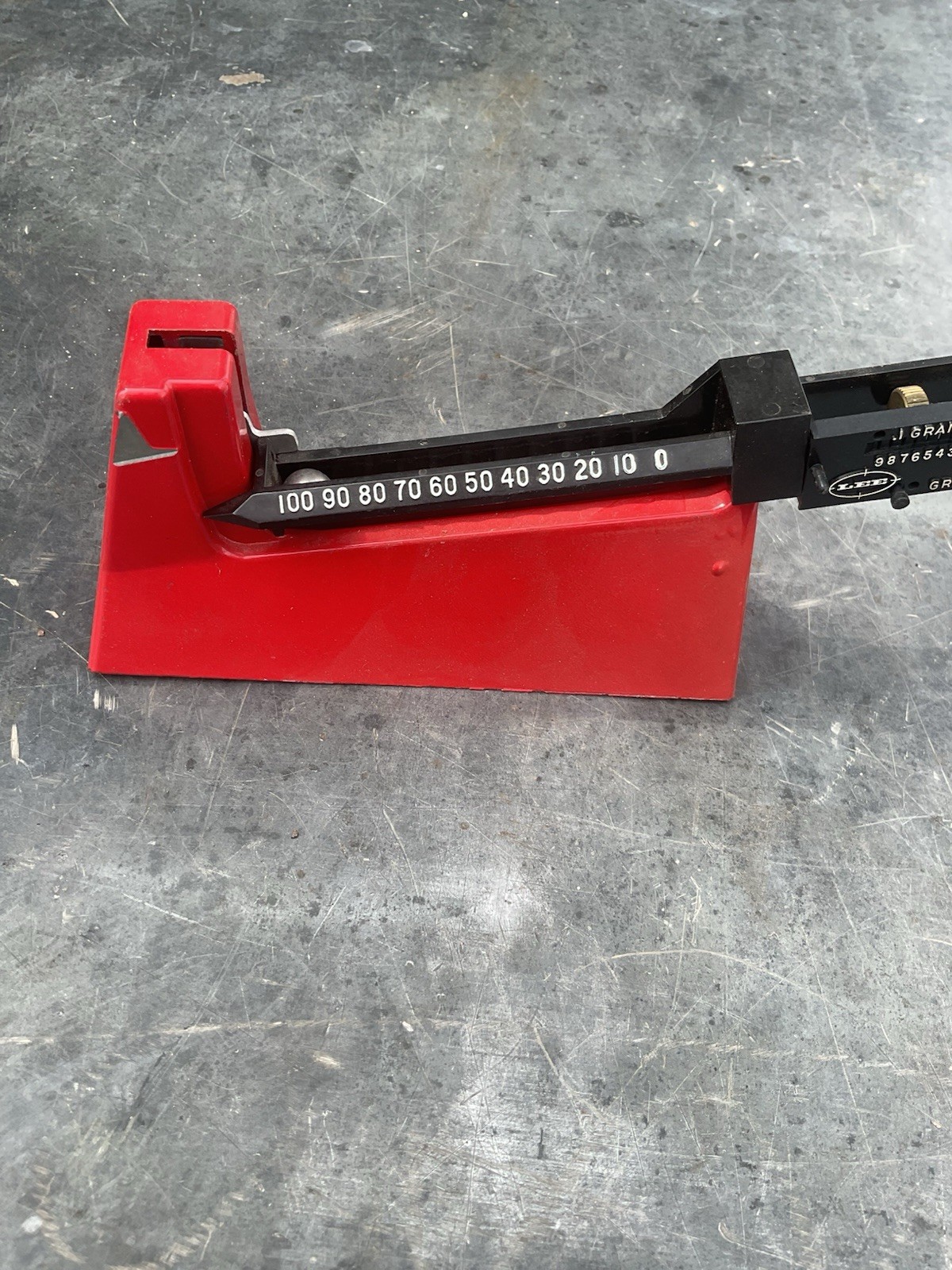 Lee Precision 90681 Safety Balance Beam Mechanical Powder Scale MISSING TRAY