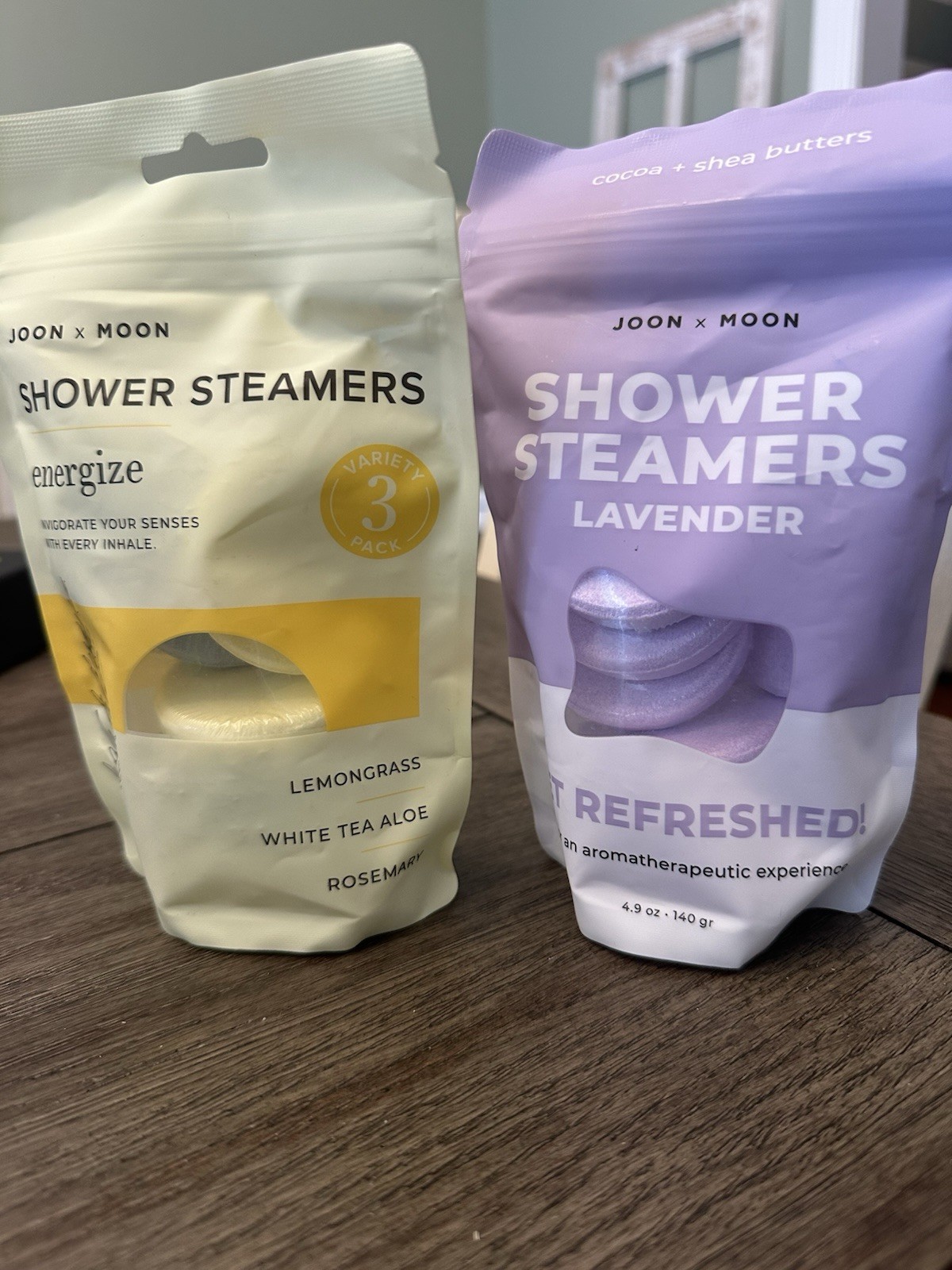 JOON X MOON SHOWER STEAMERS Lot Of 2 Lemongrass & Lavender