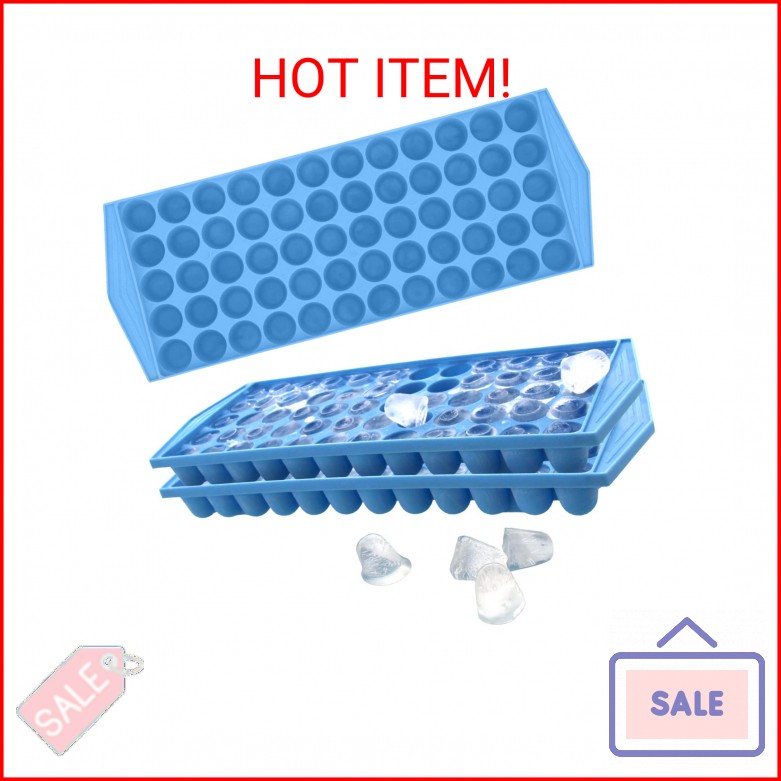 Arrow Mini Ice Cube Trays, 3pk - 60 Mini Spaces Per Tray - Easy to Use, Stackabl