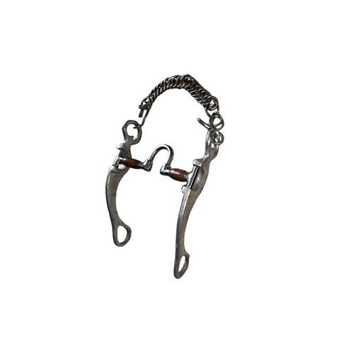 HORSE BIT Western 5" Correction Port 7" Shank Curb Sweet Iron Mouthpiece FARO