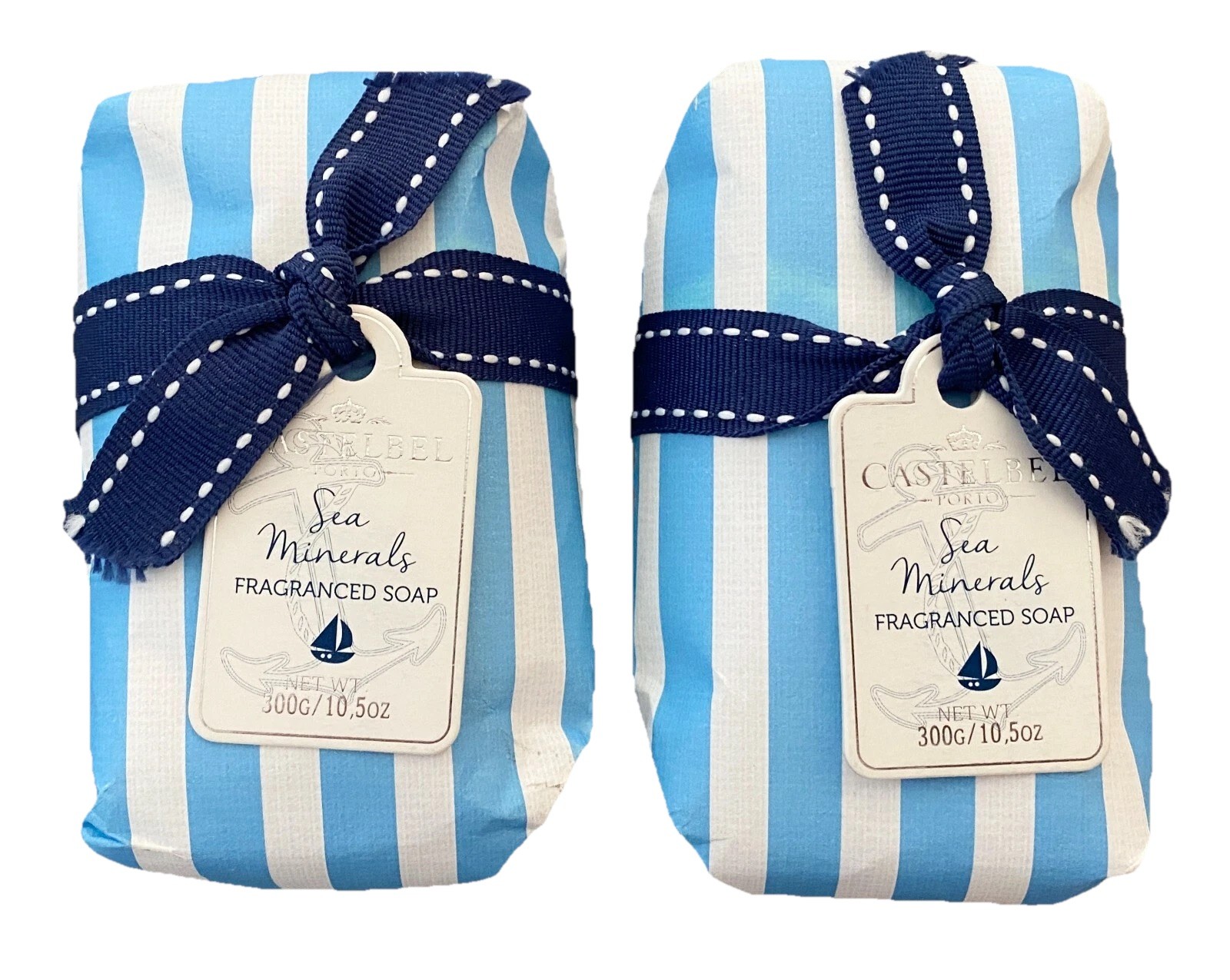 2-Pack: NEW Castelbel Sea Minerals Fragranced Bath Soap Bar 10.5 oz Portugal