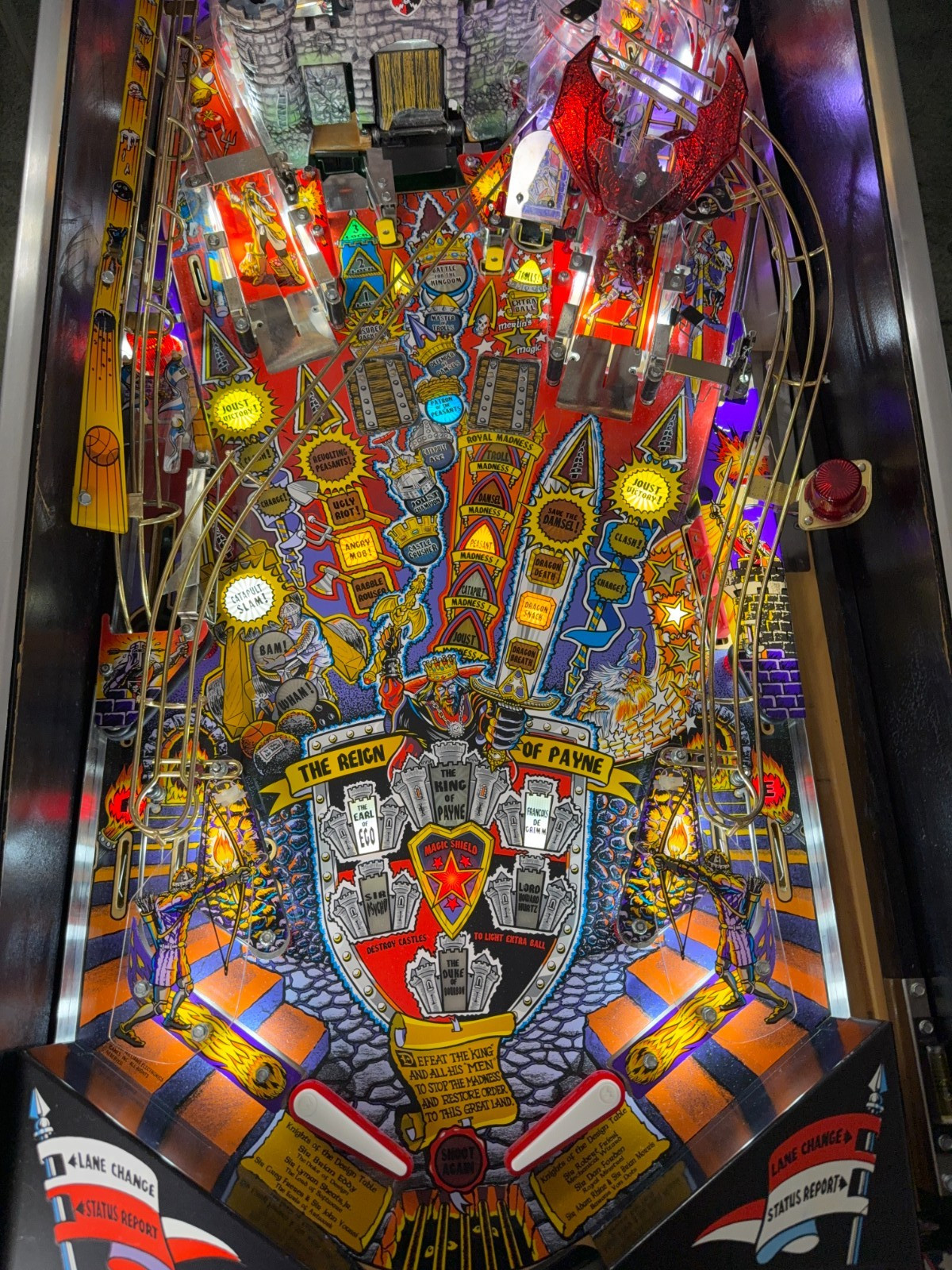 Medieval Madness Pinball Machine - Williams 1997