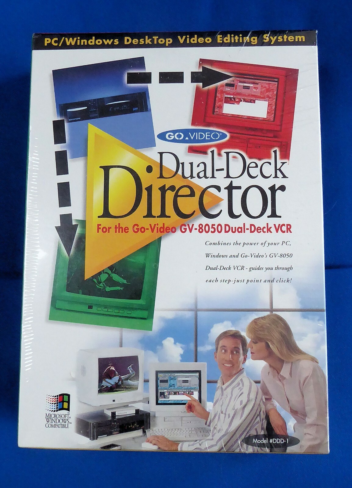 NEW & SEALED GO VIDEO DUAL DECK DIRECTOR FOR GO VIDEO GV-8050 DUAL DECK VCR