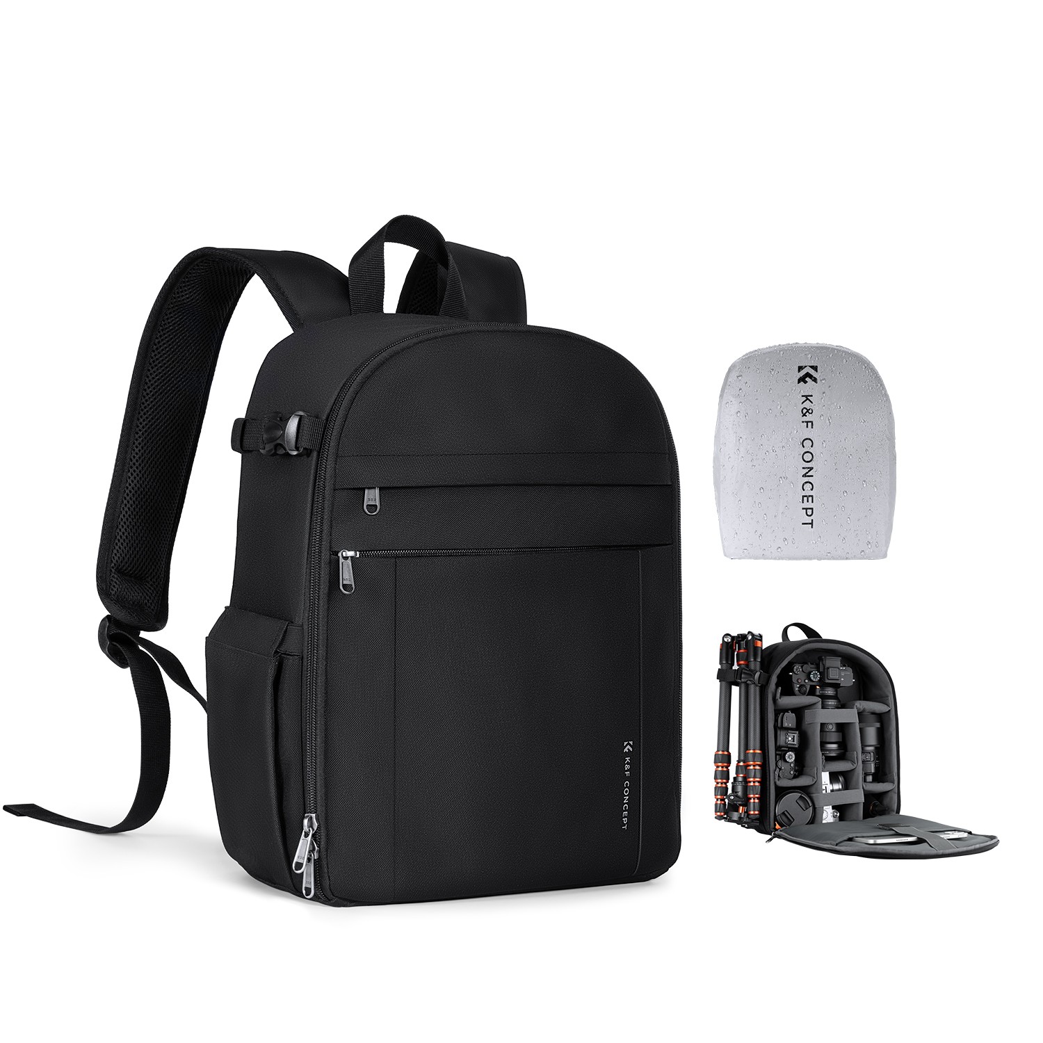 K&F Concept 13L Lightweight Camera Backpacks Bag for Canon/Nikon/Sony Camera
