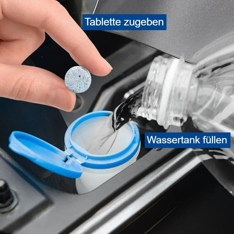 10-50x Car Windscreen Cleaner Tabs Windshield Concentrate Winter Additive Automotive