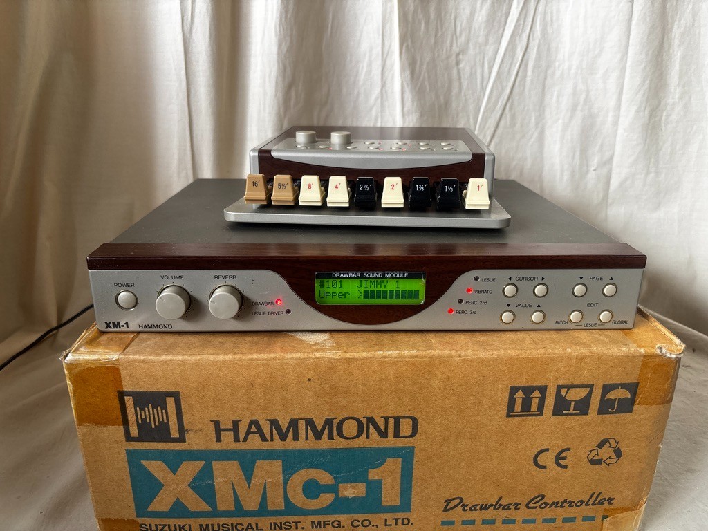 Hammond XM-1 Drawbar Sound Module & XMC-1 drawbars control New battery