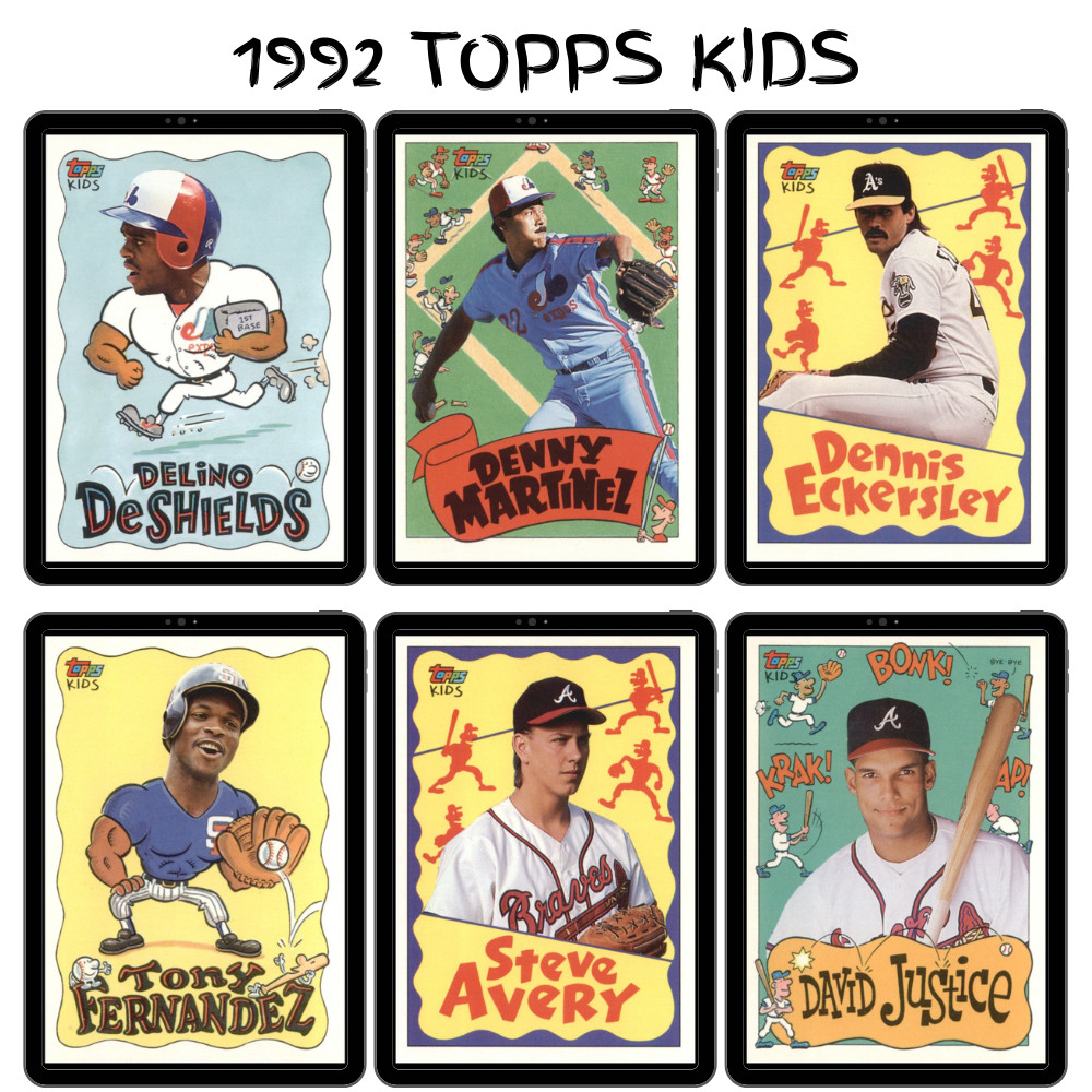 1992 Topps Kids MLB Baseball - Finish Your Set You Pick Your Card Update 4-20-26