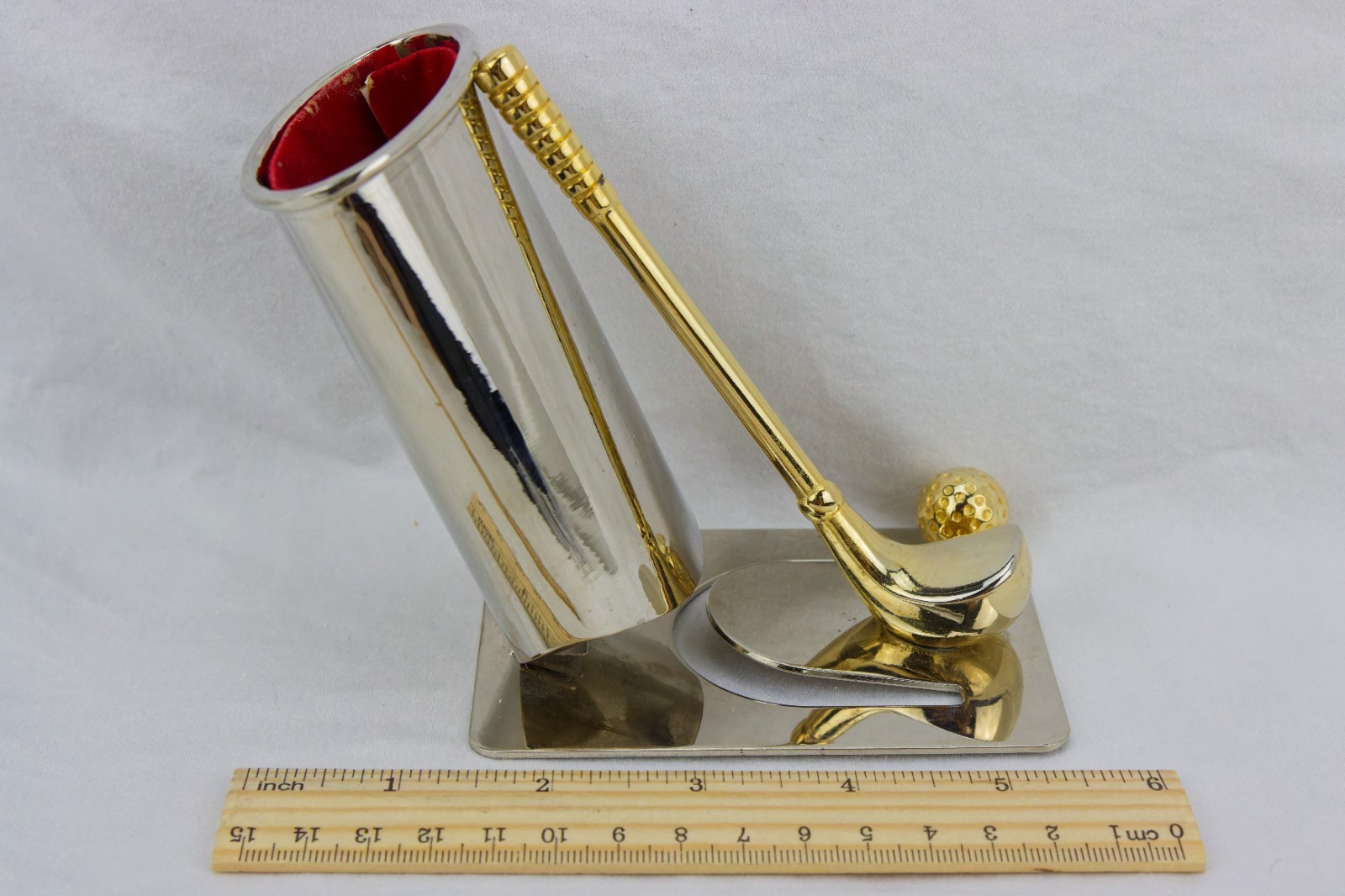 Golfer Eyeglass Holder, Two Tone, Trophy/Presentation Style Piece