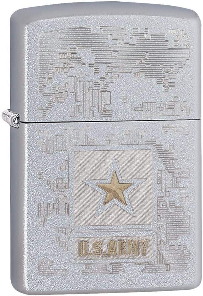 Zippo U.S. Army Satin Chrome 29388