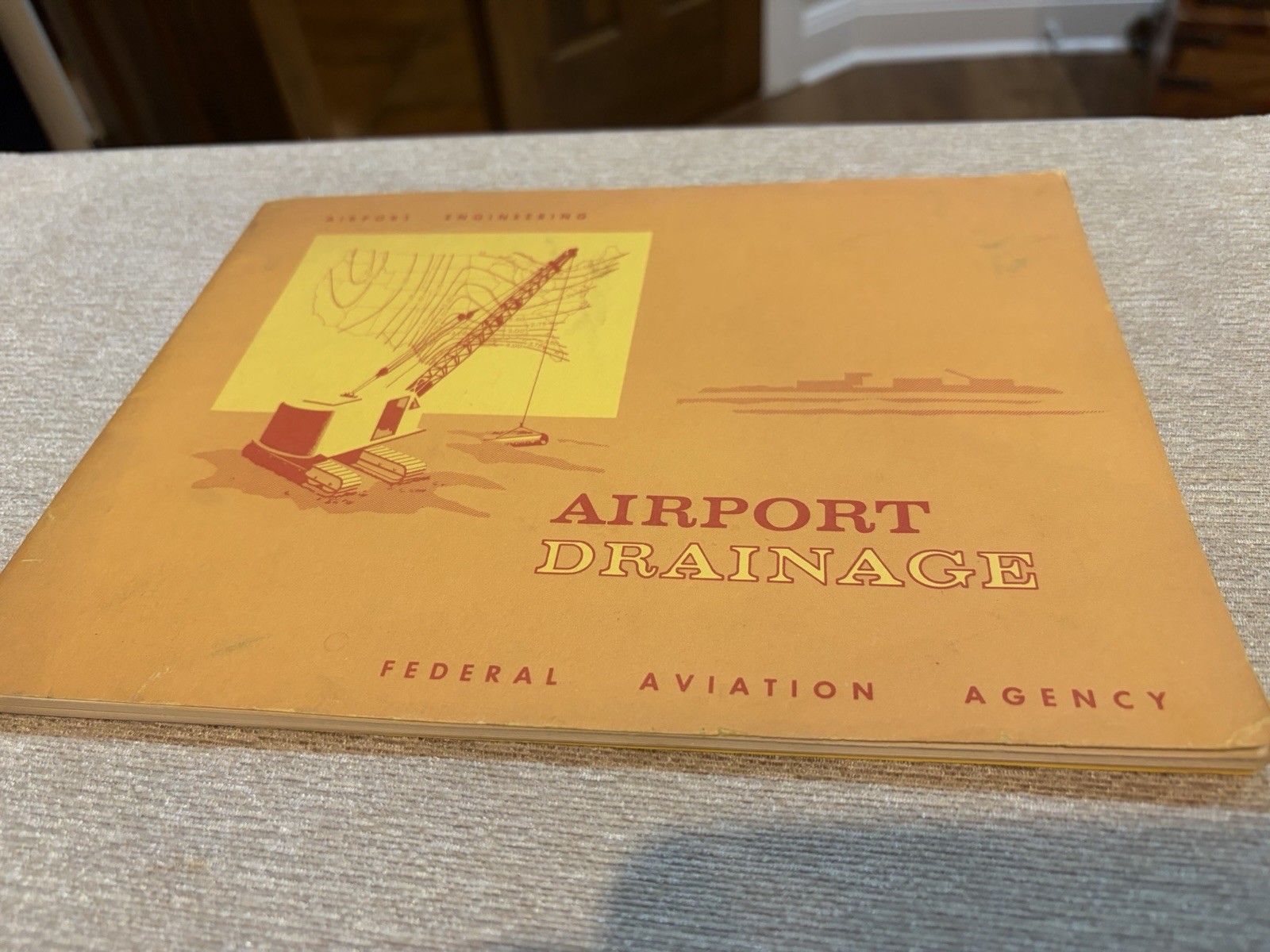 Vintage 1960 Airport Engineering Drainage Handbook Federal Aviation Agency