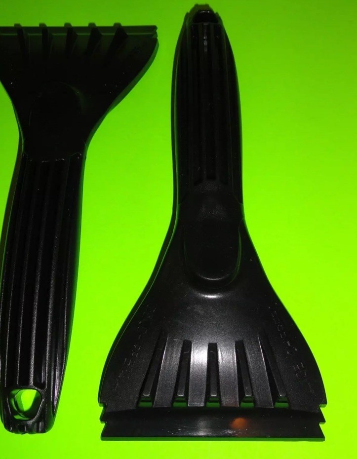 (4x) BLACK 9" Ergonomic Car Window Cleaner Windshield Snow Ice Scraper Chipper
