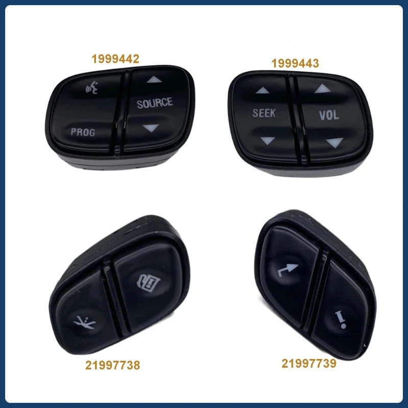 4pcs/set 21997739  for Light Steering Wheel Radio Switch For Silverado For GMC