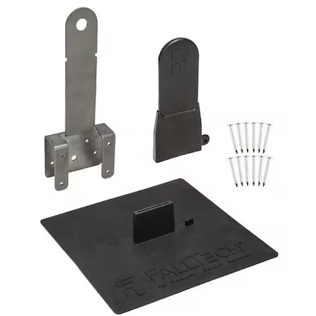 Falltech 7429Ssk Roof Anchor, 10 3/4 In Length, 310 Lb Weigth Capacity,
