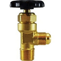 46475 Truck Valve, 1/2 x 1/2" Nominal, Flared x MIP, 250 psi, -40 to 250 deg F