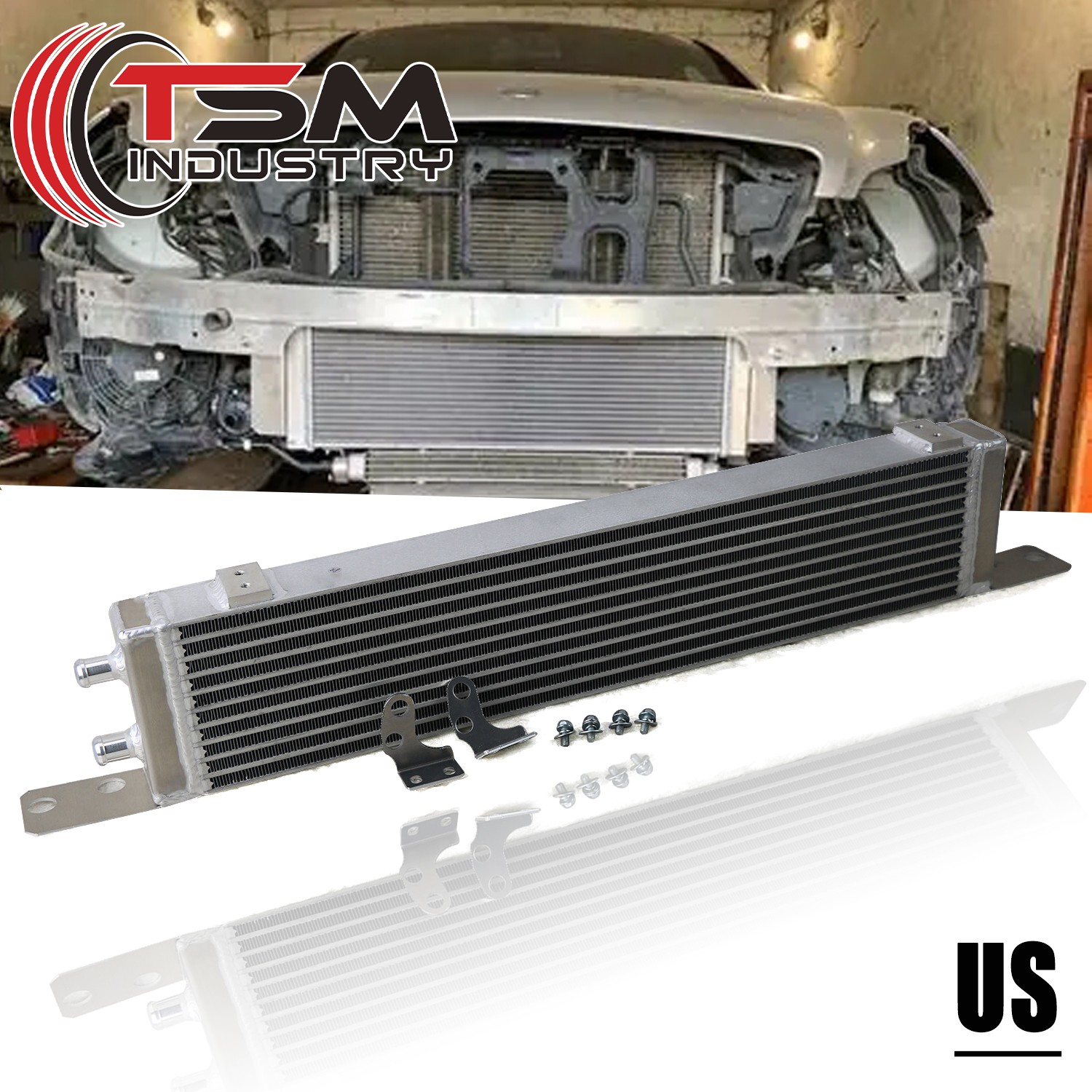 For 03-08 05 Mercedes E55 Benz SL55 CLS55 AMG Intercooler Cooling Heat Exchanger
