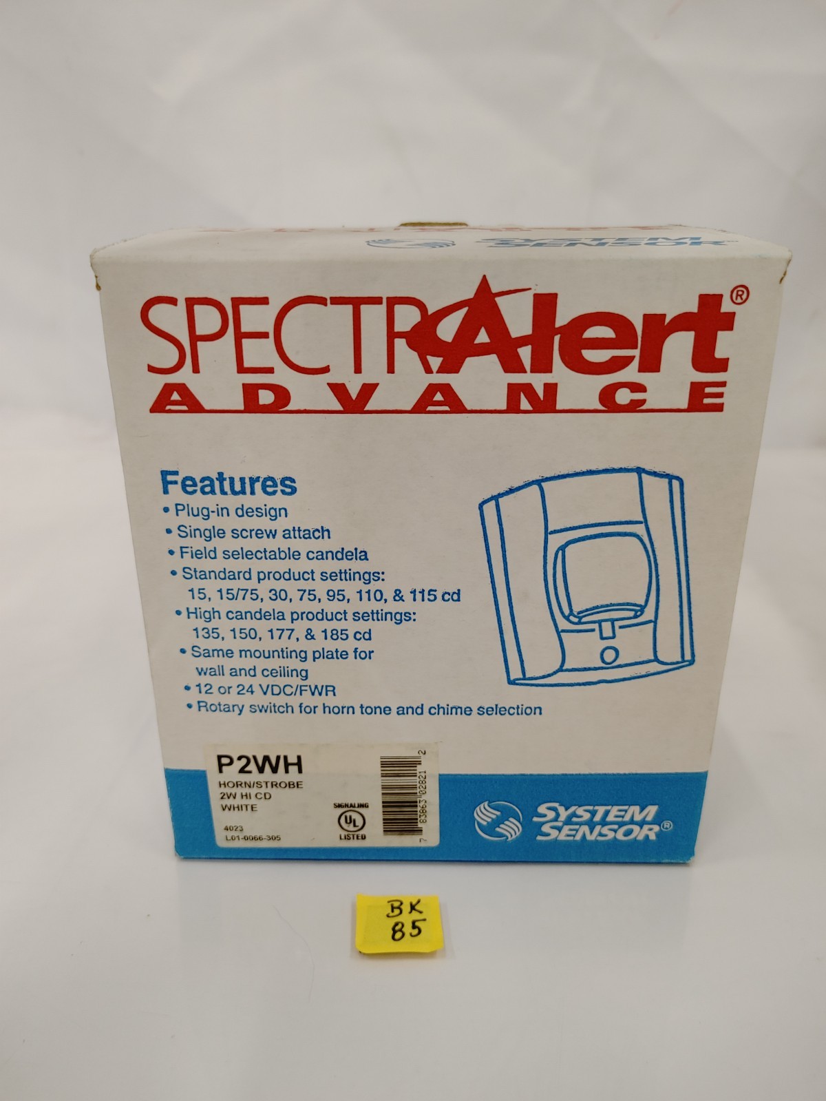 SPECTRALERT P2WH HORN/STROBE