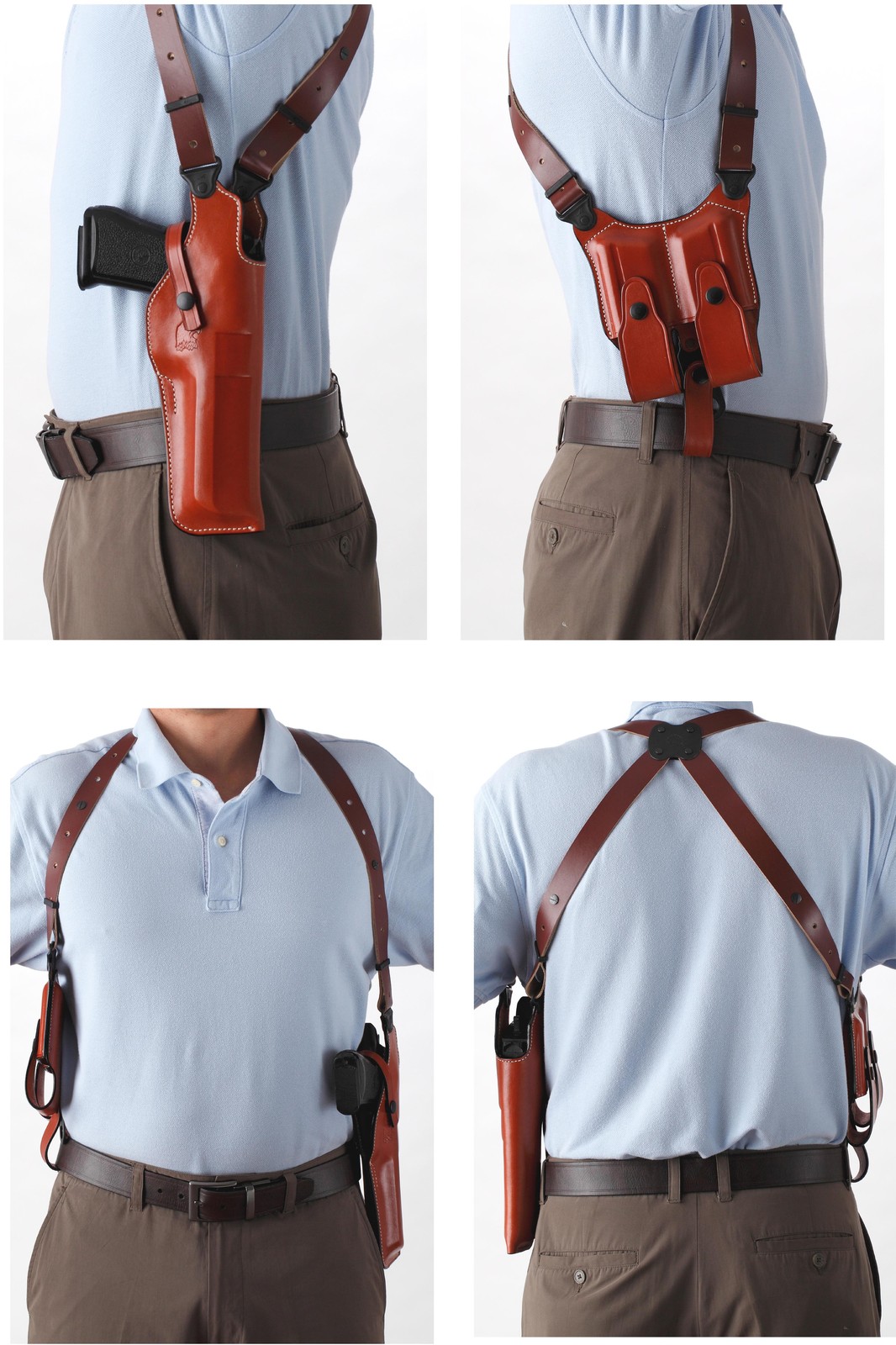 DESERT EAGLE Shoulder Holster Vertical - BLACK (# 9900 BLK)