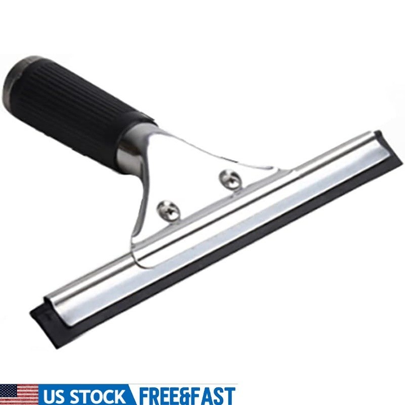 Professional Window Squeegee Streak-Free Cleaning Tool Durable Stainless Steel