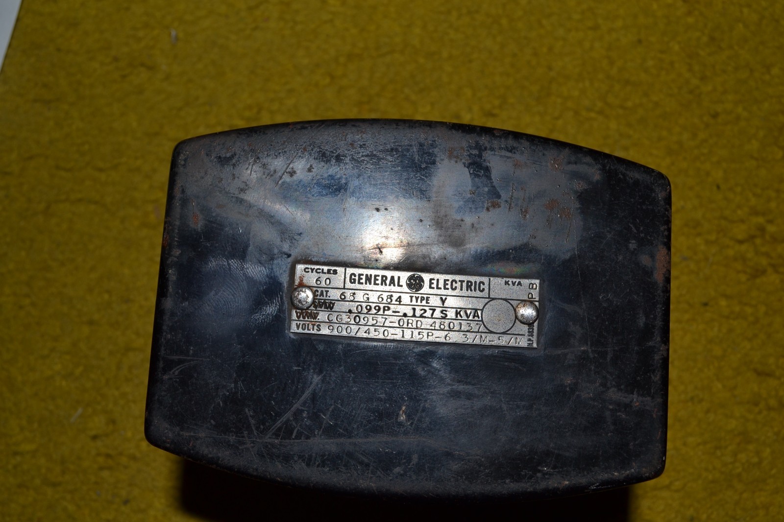 GE 68G684 type Y power trans  for tube amp tested good 115 in , 900 ct , 5,6.3ct
