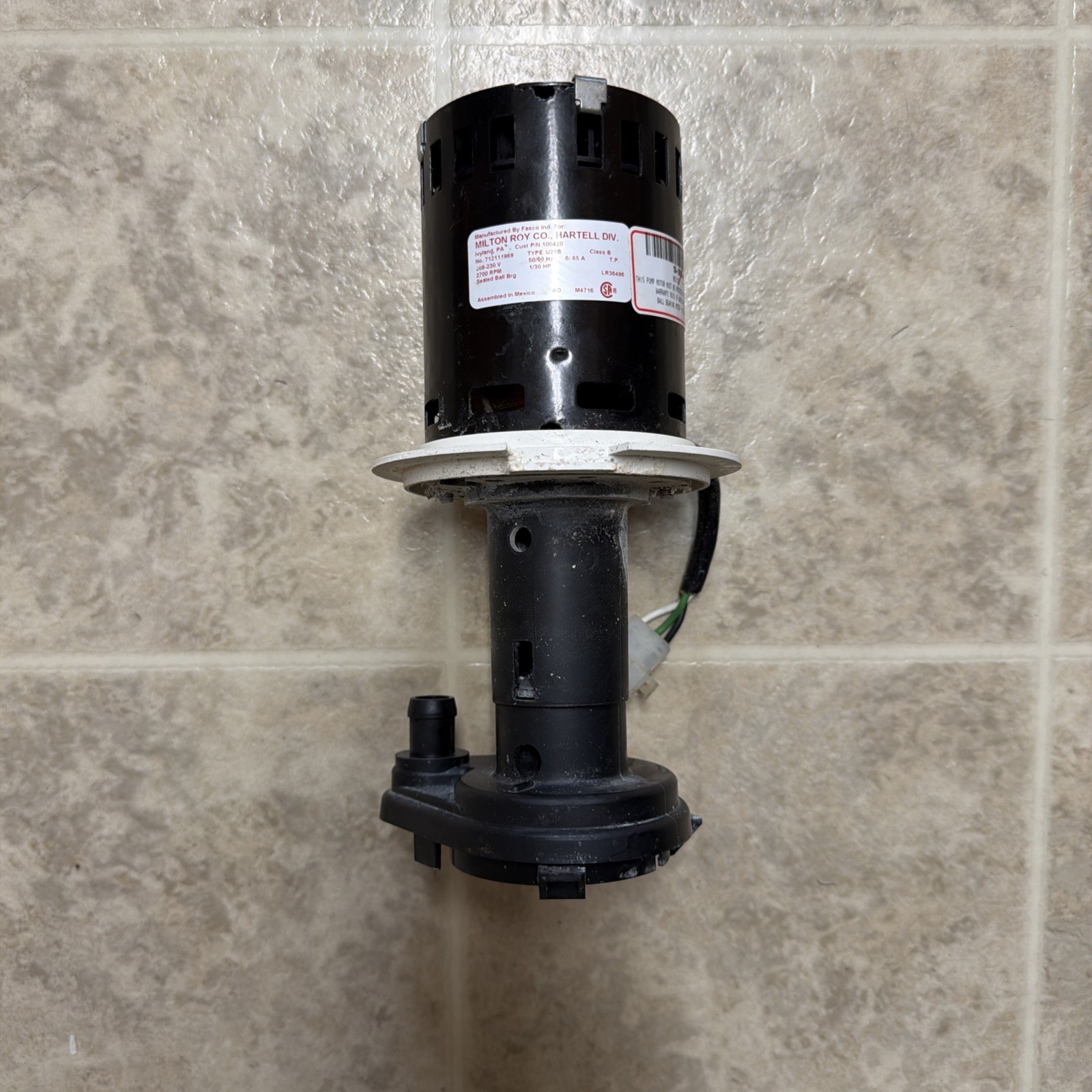 Scotsman Ice Machine Water Pump 12-2920-02 208v
