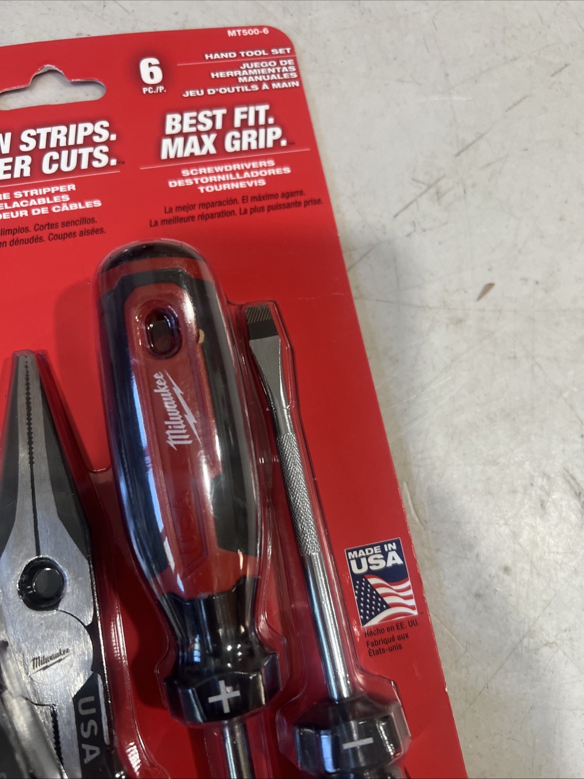 Milwaukee MT500-6 Hand Tool Set 6 Pieces