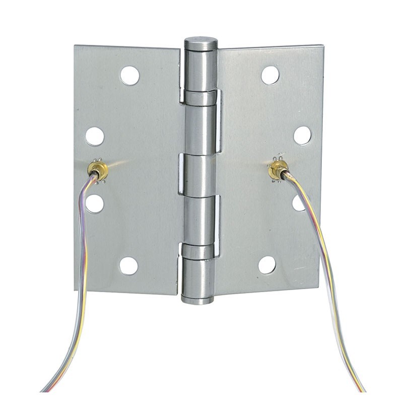 IVES 5BB14-5X4-5630TW8CON Electrified Hinge 4.5" SS 8 Wire Full Mortise