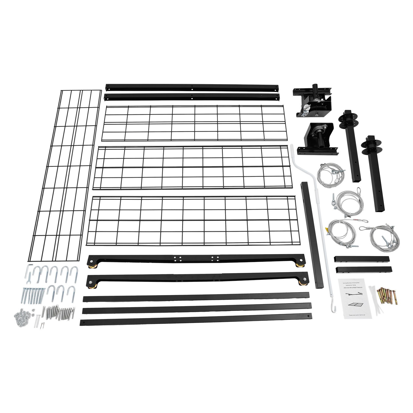 Overhead Garage Lifting Storage Rack Garage Storage Rack Adjustable Height