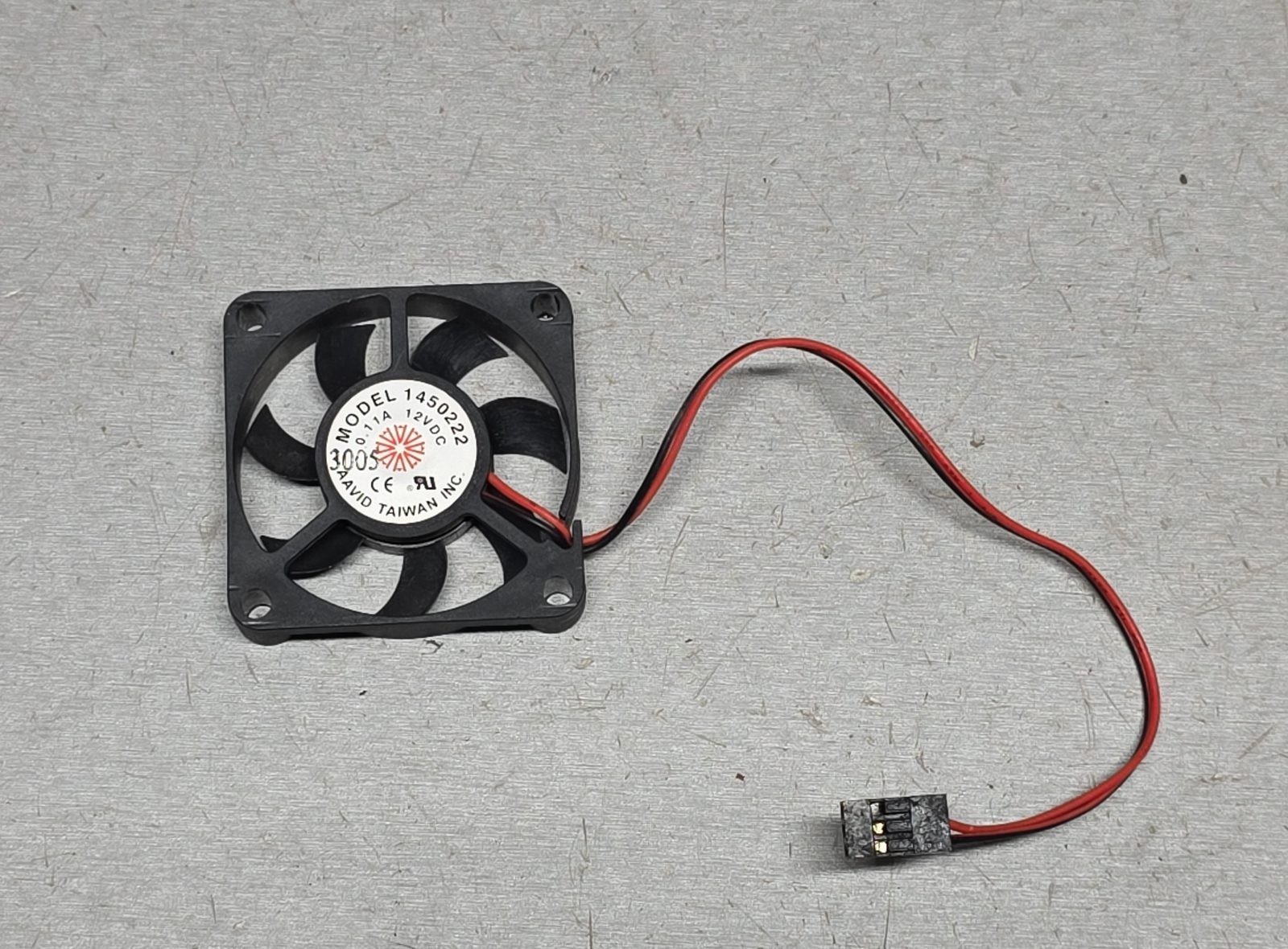Aavid 1450222 12V 0.11A 2-Pin 40mm Cooling Fan Taiwan