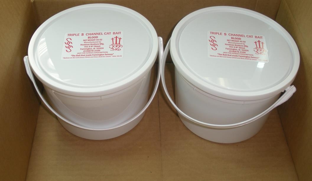 Hootman Brothers Sonnys Catfish Bait Blood 45 oz. Tub Pack of 2