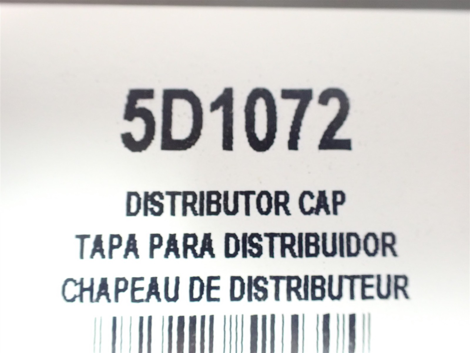 NEW WVE 5D1072 Distributor Cap (SS47)