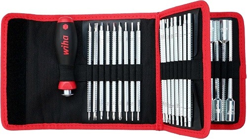 Wiha 28188 32 Piece Drive-Loc Vi Wallet Set