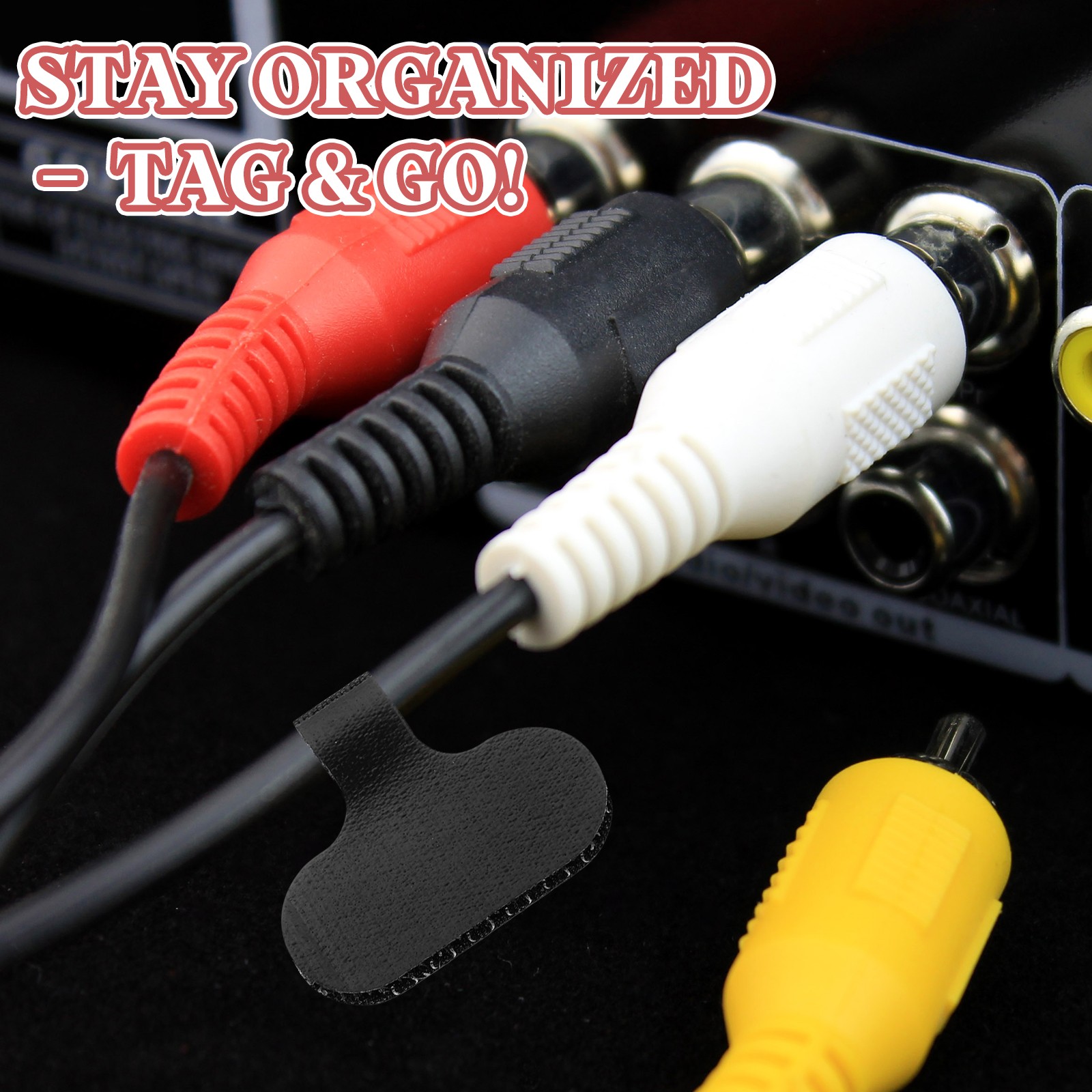 2.4 x 1.5 Inch Cable Labels, 32 Pcs Electronic Cable Identification Tags, Green